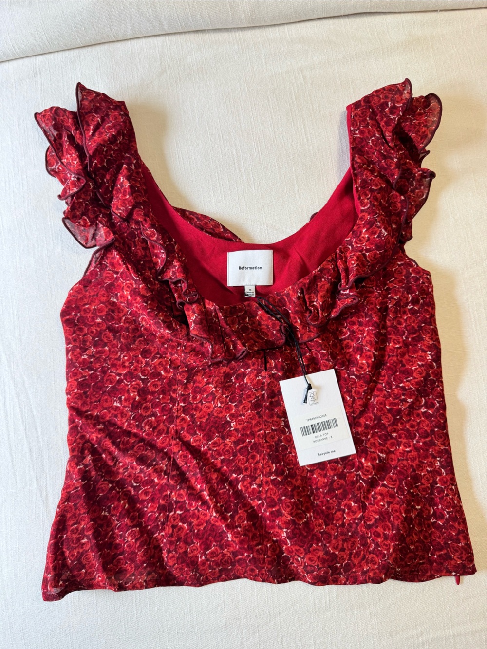 Reformation Cala Top - Roseanne Size 8